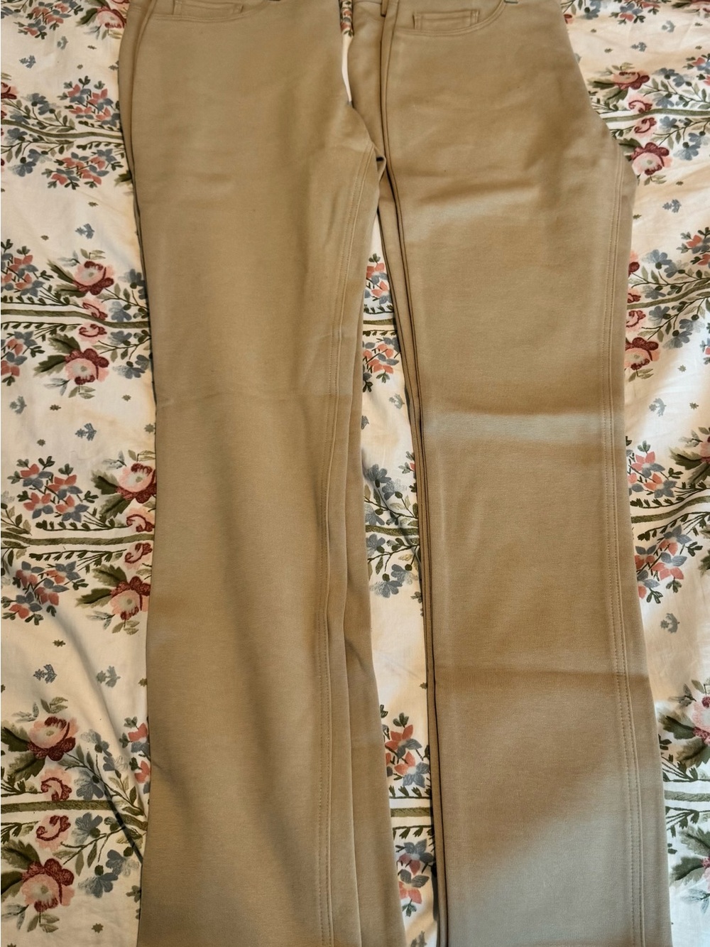 French Toast Tan Flare Wide-Leg Jeans